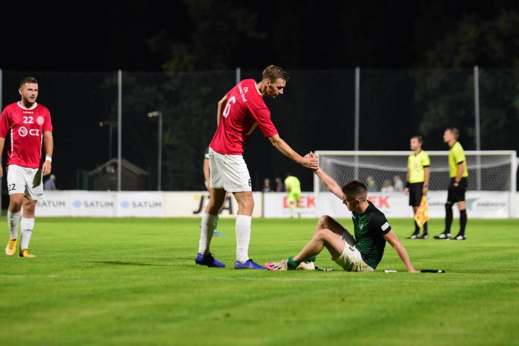 Závěrečný tlak gól nepřinesl, Hlučín - Uherský Brod 1:1