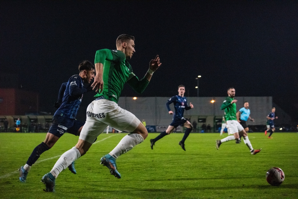 Hosté rozhodli v závěru, Hlučín - 1.FC Slovácko B 0:2