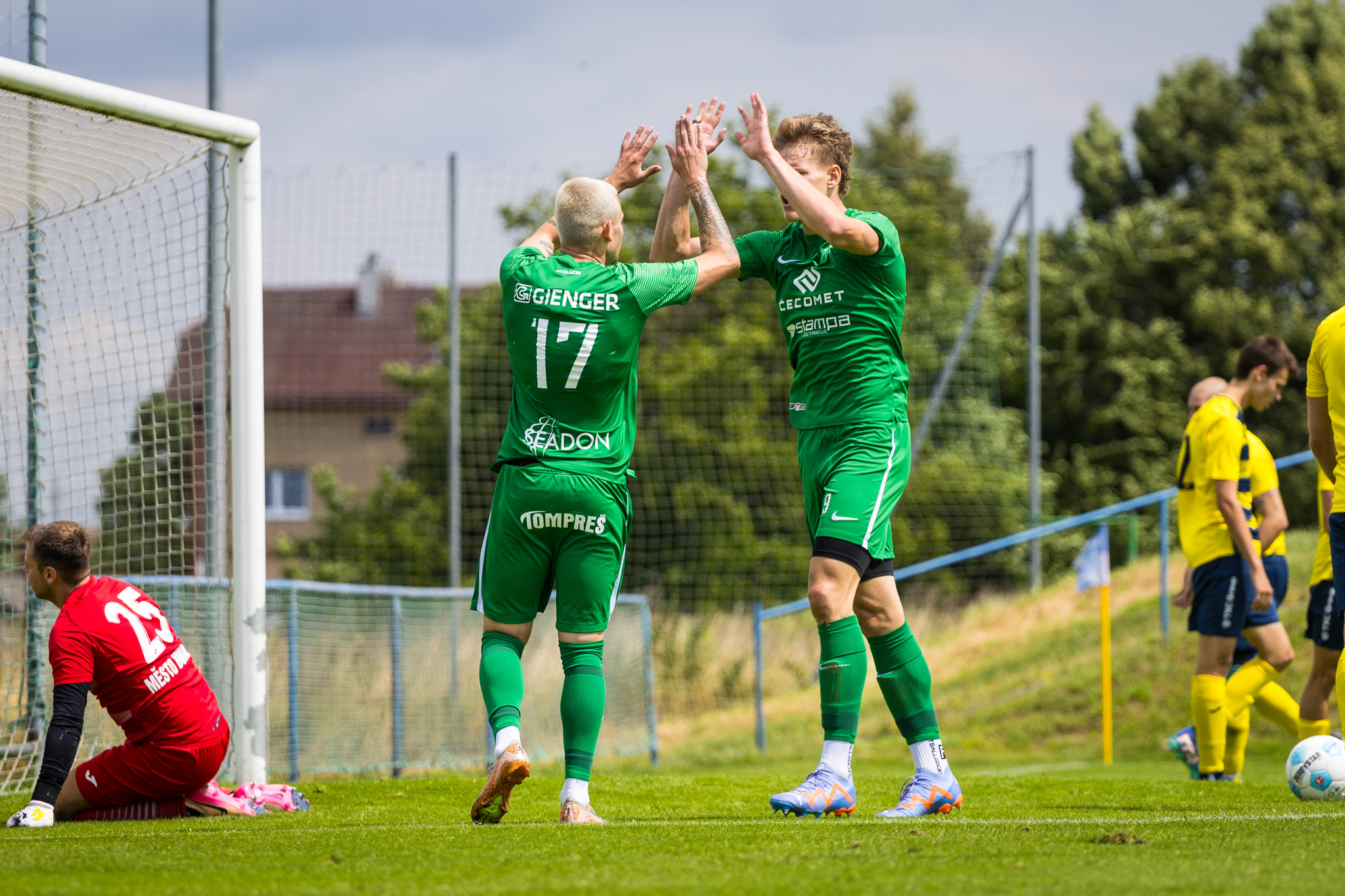 Přátelské utkání v Darkovičkách: FC Hlučín porazil FK Bohumín 6:3