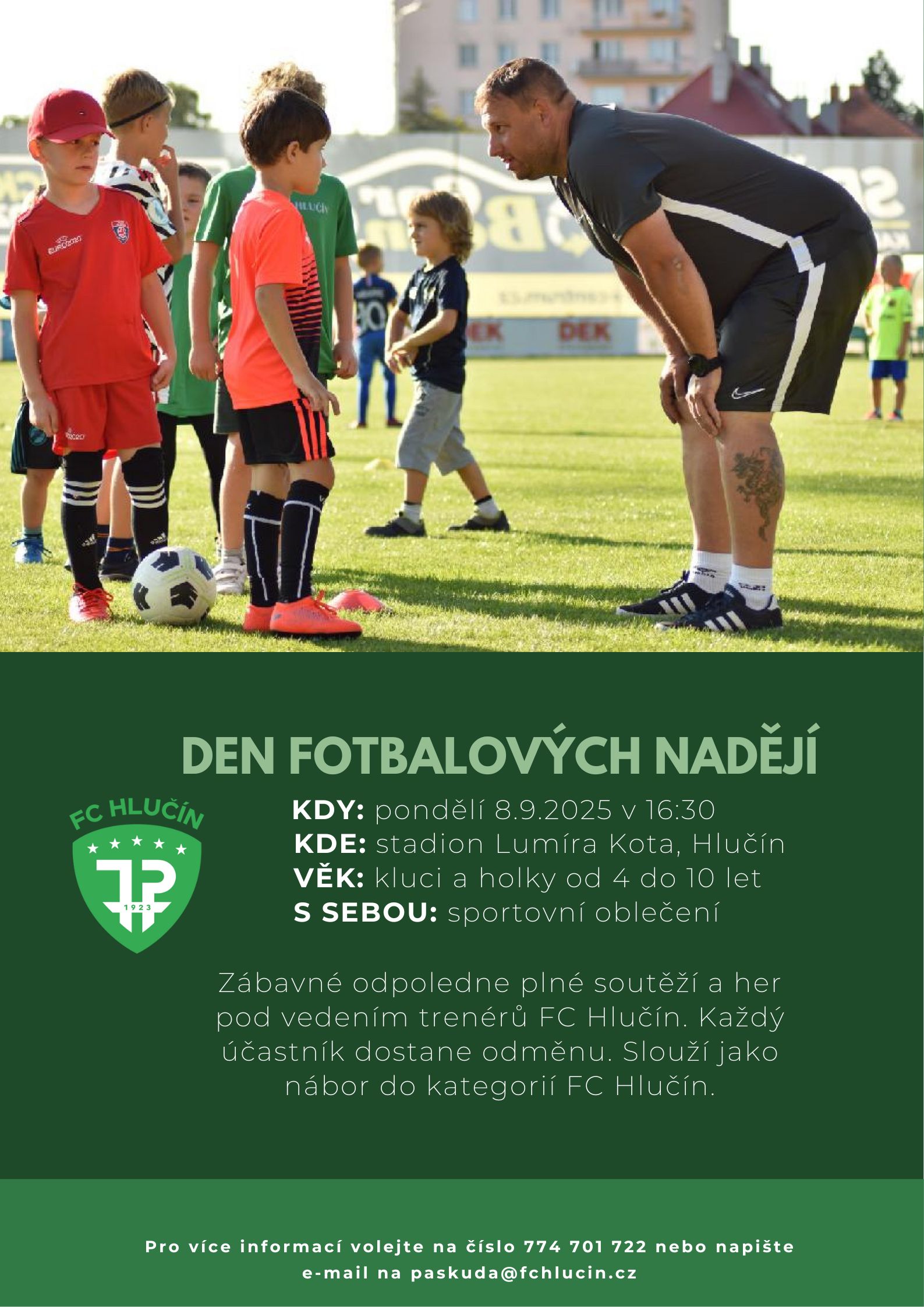 Den fotbalových nadějí v Hlučíně 